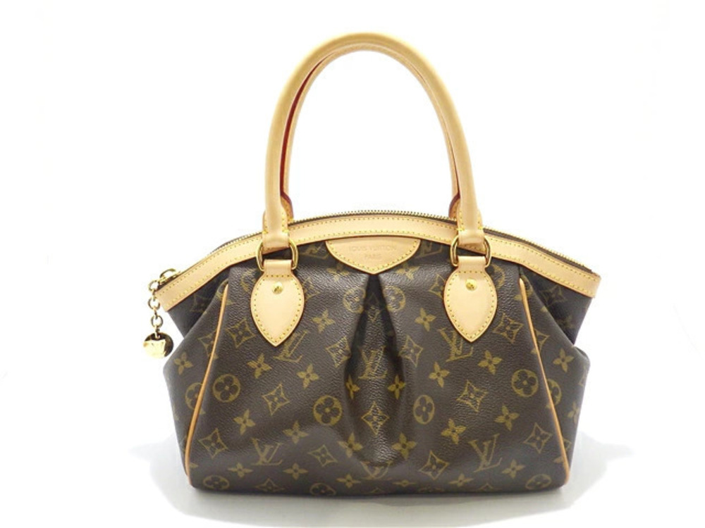 LOUIS VUITTON Bag Handbag Tivoli Monogram Leather Brown